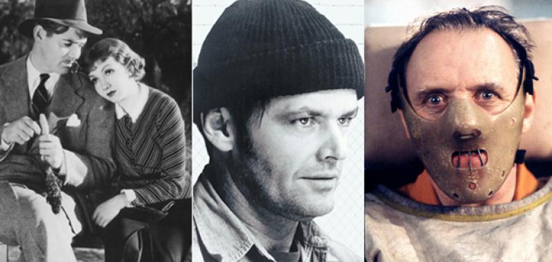 Tres películas han ganado los cinco Oscars más importantes